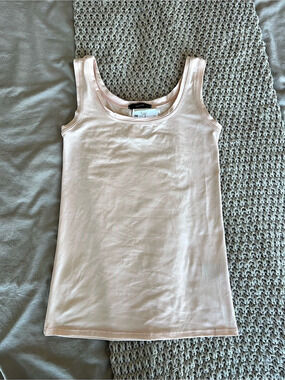 Alfani Scoop-Neck Tank Top, Nude Pink